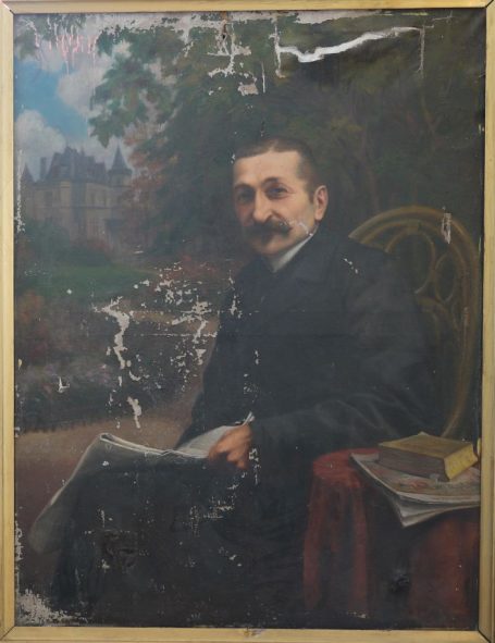 Portait d'homme avant restauration